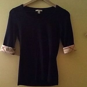 Black Burberry Brit top